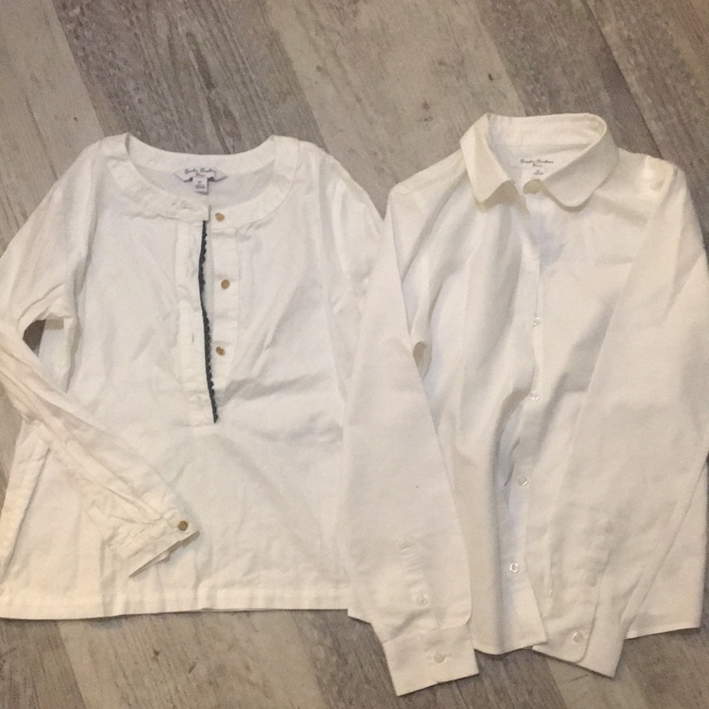 Brooks Brothers sz 10 12 girl shirts
